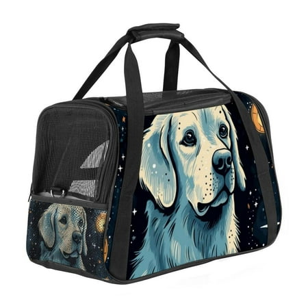 Shepherd Dog Pet Carrier Bag 900D Oxford Cloth Fabric 17x10x11.8 in Sherpa Base Nylon Webbing 43x26x30 cm Comfortable and Durable Travel Crate for Small Pets FurLyfe